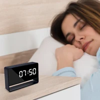 Mini caméra horloge 1080P, visualisation à distance avec Vision nocturne et détection de mouvement 140 °   Enregistreur vidéo photo grand angle pour la maison 3