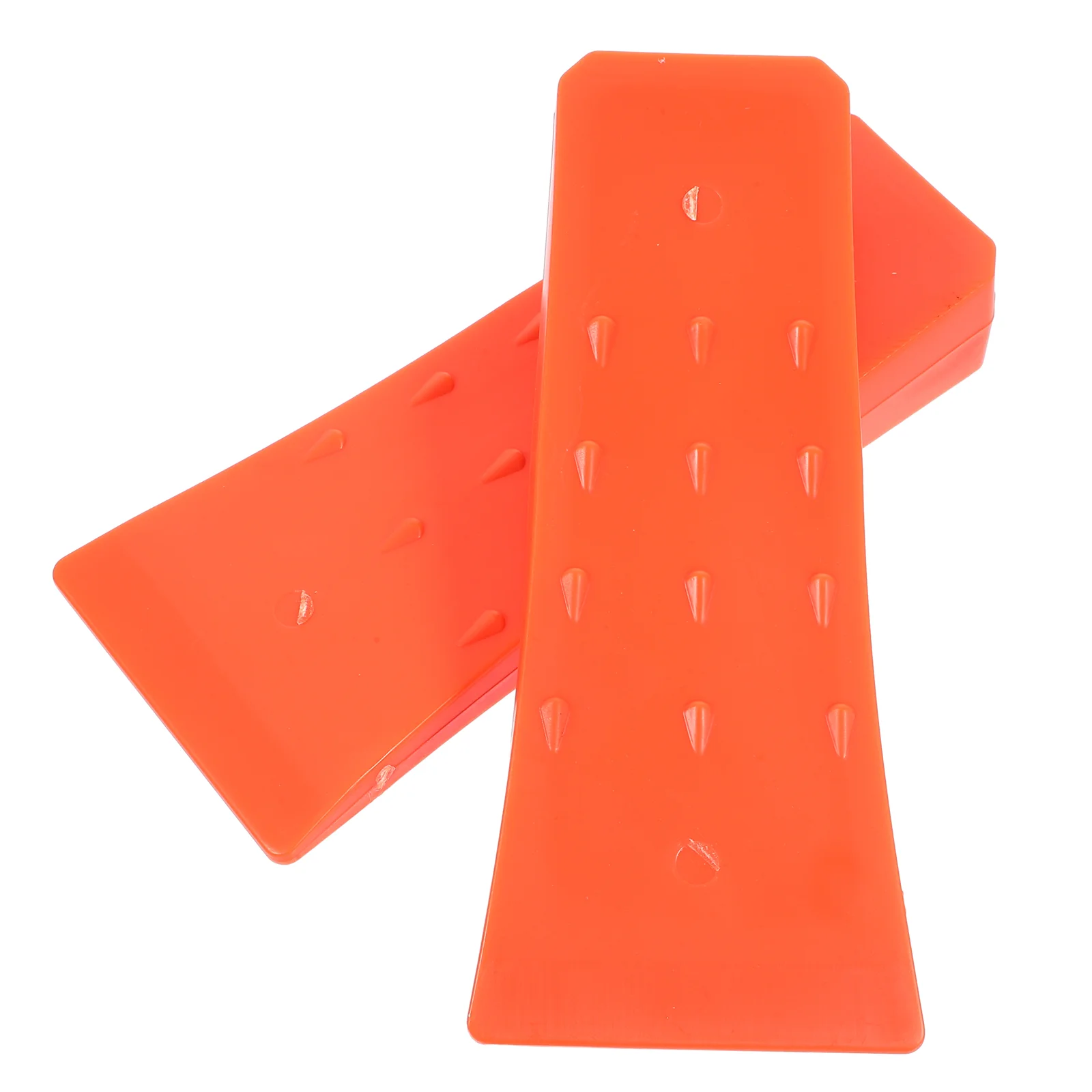 2 Pcs Felling Wedges For Cutting Logging Chainsaw Tools Plastic Wedge With Spikes Garden Tools Forestry Supplies