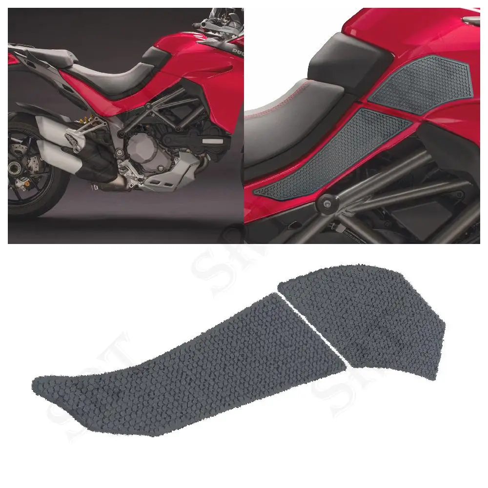 For Ducati Motorcycle Tank Pads tank Side Traction Pad Knee Grips Gas Pad Multistrada 1200 1200S 1260 1260S PIKES PEAK 2015-2020