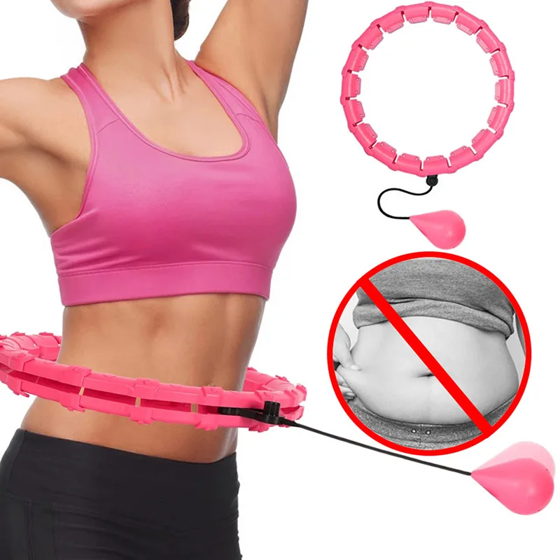 24 Section Smart Weighted Sport Hoops Abdominal Thin Waist Exercise  Detachable Hoop Massage Fitness Circles Training Weight Loss - AliExpress