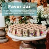 Glass Favor Jars with Cork Lid, 3.4 oz Small Glass Bottles for Wedding Favor, Baby Shower, Party Favor, Gift Jars for Candy 4