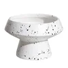 Splash ink Ceramic Flowerpot  High-footed Vase Cactus Succulent Plants Potted Flower Arrangement Home Decoration Gift 6