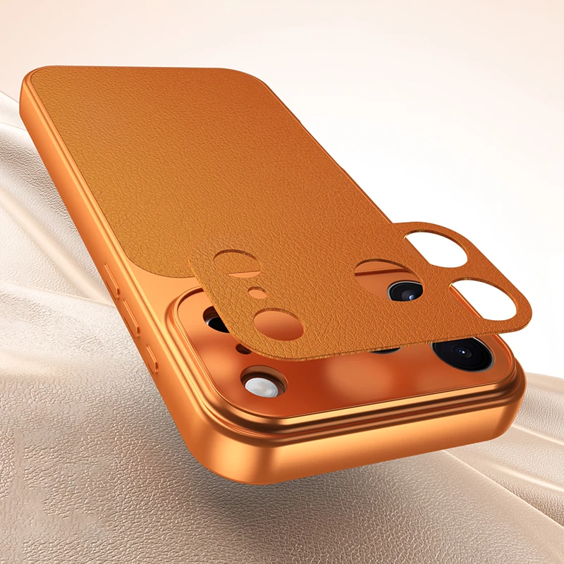 Luxury Faux Sheepskin Shockproof Phone Case with Matte Skin Back Cover