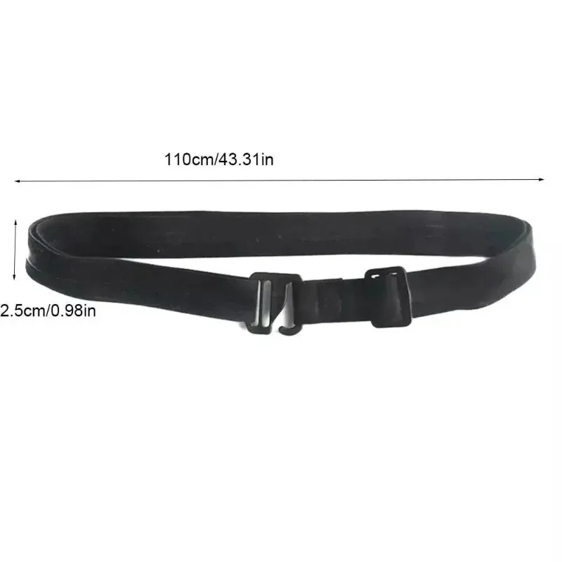 Men'S Nylon Shirt Stays with Anti-Slip Elastic Grip and Adjustable Buckle Non-Textile Weaved Shirt Holder Straps