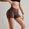 1676-2dd81c.jpg DIAS FIT JOY Women's Tight-Fitting Nylon Yoga Shorts Breathable Drawstring Sport Leggings Push-Up Short Tights for Yoga Pants