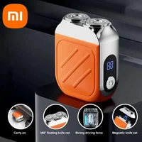 XIAOMI R-21 Electric Razor IPX7 Waterproof Shaving Ultra-clean Dual-head Magnetic Portable Digital Display Electric Beard Knife 2