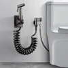 Handheld Toilet Bidet Faucet Sprayer Stainless Steel Bathroom Bidet Spraye Set Hand Sprayer Shower Head Self Cleaning No Punch 1
