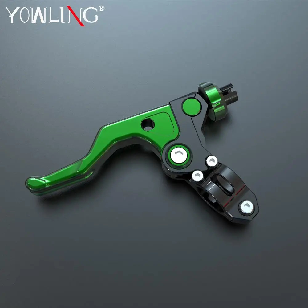 Short Stunt Clutch Lever Easy Pull Cable Wire Adjuster System Assembly