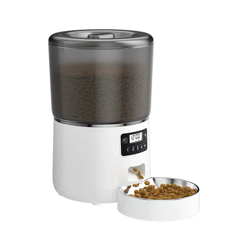 iPetDog 3L Smart Tuya APP Remote Cat and Dog Food Dispenser Timed Quantitative Food Output Automatic Pet Feeder