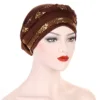NEW Women Turban hats sequin Solid Braid Twist Caps Cancer chemotherapy Chemo Beanies Cap Headwrap Plated Hair loss cover 6