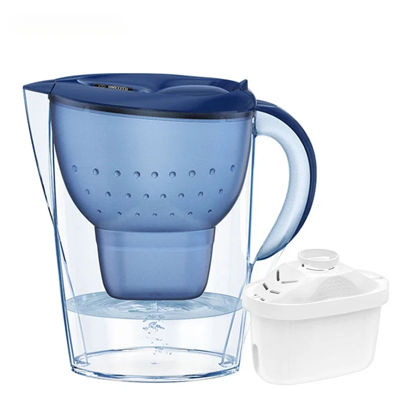 Water Filters Household Filter Kettle with 3 Filter Device Alkaline Activated Carbon Water Purifier and Timer 3.5L
