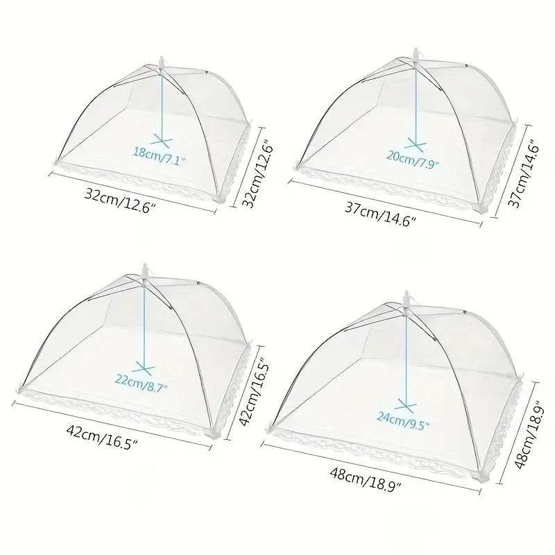Folding Food Mesh Cover Tent Breathable Insect-proof Food Cover