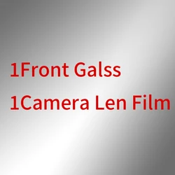 Premium Tempered Glass Screen Protector and Camera Lens Film for Enhanced Device Protection (1Glass and 1Len Film)