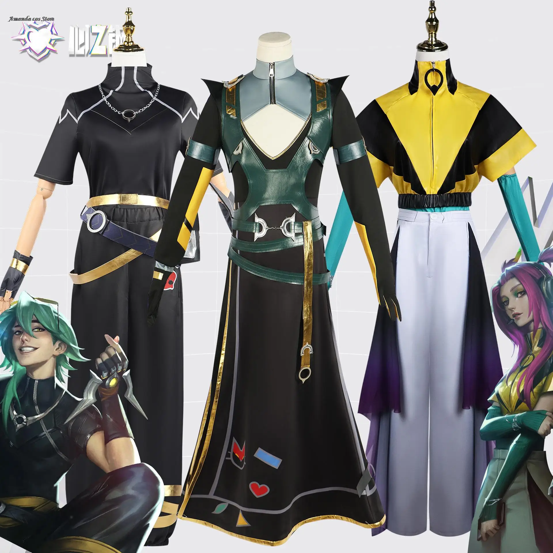 

Game LoL Heartsteel Ezreal Cosplay Fantasy Alune Yone Costume Adult Men Roleplay Fantasia Outfits Male Heartsteel Clothes Party