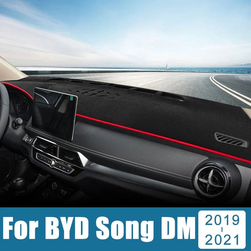 

Car Accessories For BYD Song DM 2019 2020 2021 Dashboard Cover Avoid Light Pad Sun Shade Case Anti-UV Carpets Non-Slip Mats