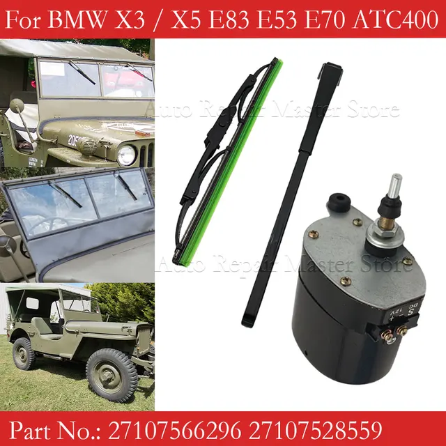 Motore Tergicristallo Per Trattore Willys - 12V, Ricambio OE 01287358, 7731000001 - Foto 10