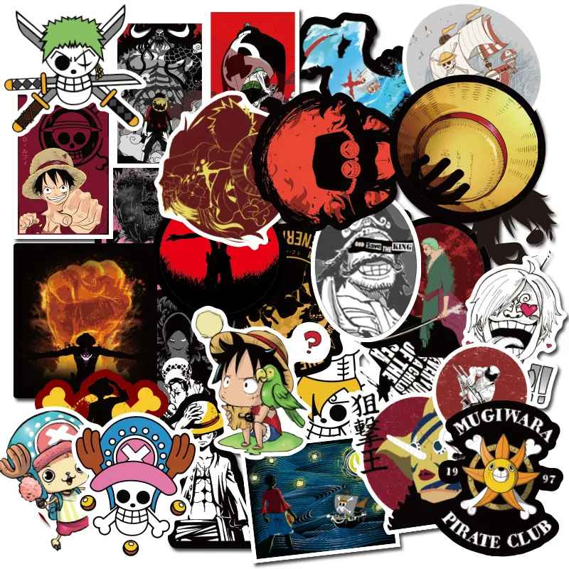 Luffy Stickers Anime 100 Pieces  Stickers One Piece 100 Pieces