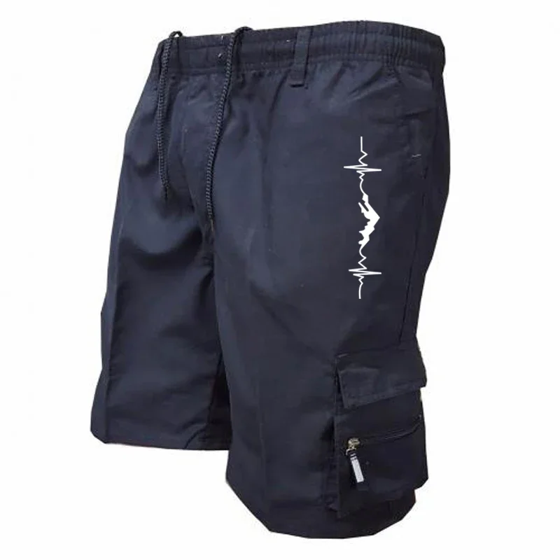 Summer New Five-point Shorts Men's Fashion Casual Trend Loose Comfortable Multi-pocket Cargo Pants Sports Outdoor Short Pants 5