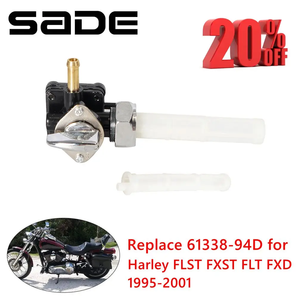 Fuel Petcock Switch Valve For Harley-Davidson FLST Softail Heritage FLSTF FatBoy
