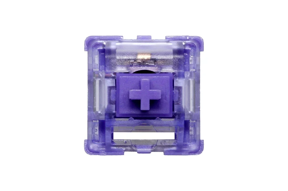 Ciy Asura-pré Avançado Interruptor Tátil Gaming Teclado Mecânico pc Primavera Longa Pok Nylon Lubed 50g 50m Roxo - Imagem 5