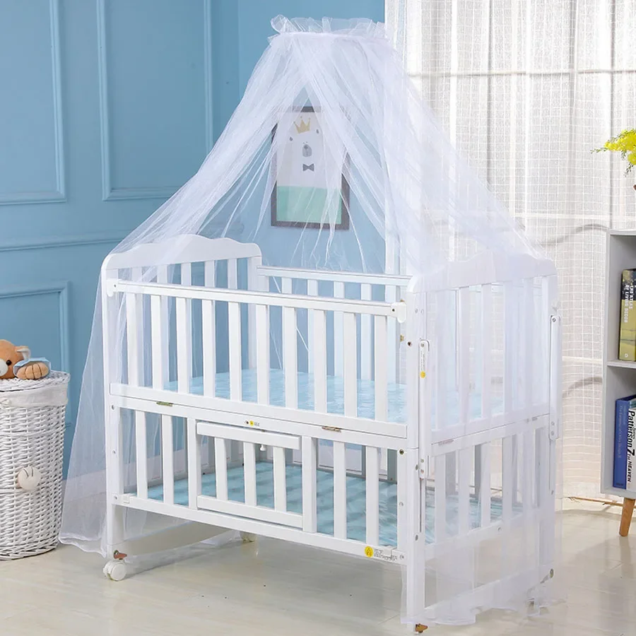 Summer Crib Mosquito Net Baby Mesh Hung Dome Mosquito Net Anti-mosquito Universal Newborn Infants Bed Net Decoration 160*450cm