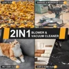2 in 1 Cordless Blower and Vacuum Cleaner, Handheld Blade Computerized Duster Clean Leaf Dust Snow Tool, Cordless Power Tools 2
