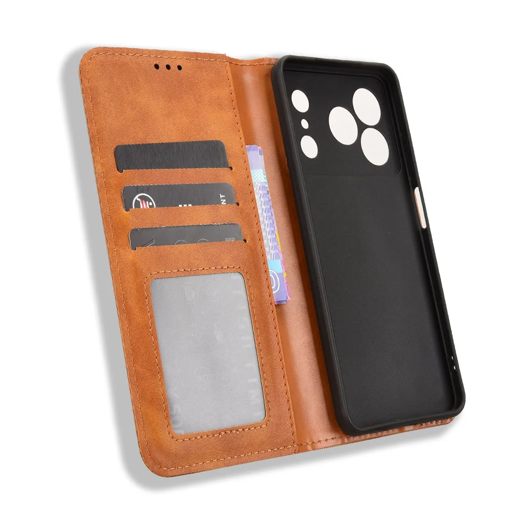 High-Quality PU Leather + TPU Protective Flip Wallet Phone Case - Anti-Knock Design
