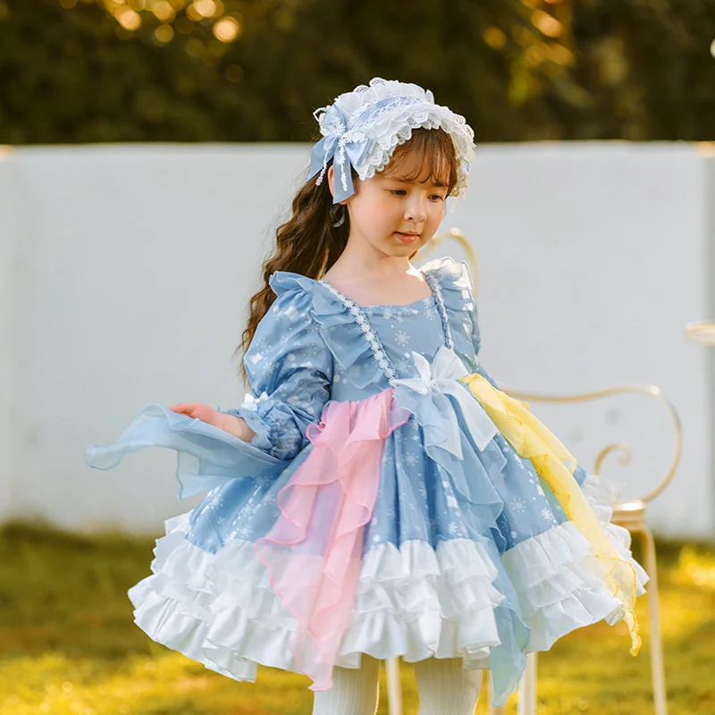 Autumn New Girls Lolita Princess Skirt Children's Early Autumn Lovely Lolita Skirt