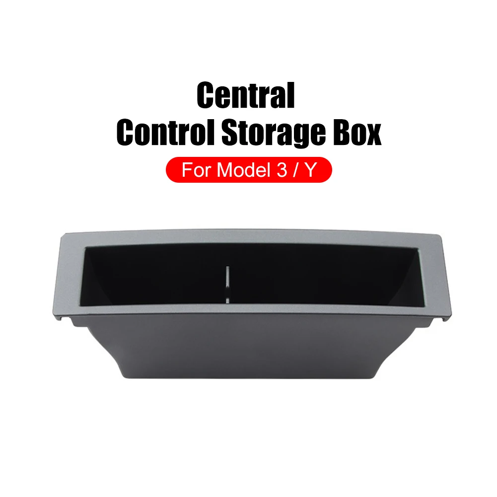 

For Tesla Model 3 Model Y Storage Box Phone Holder Slot Armrest Storage Box Charging Wire Management For Iphone 12 Huawei Xiaomi