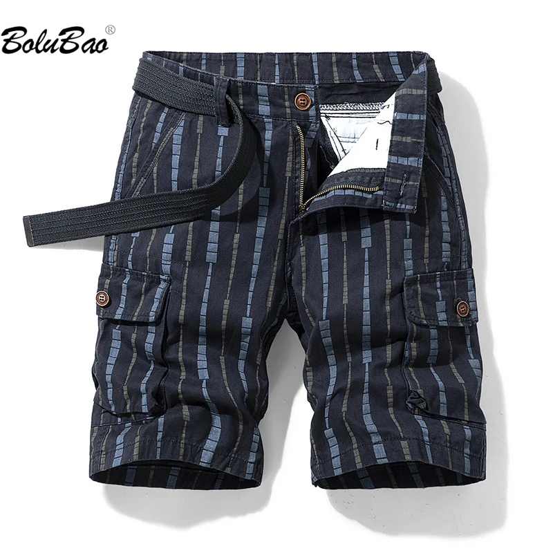 

BOLUBAO 2023 Casual Shorts Men's Spring And Summer New Products Pure Cotton Slim-Fit Overalls High-Quality Design Hot Shorts Men