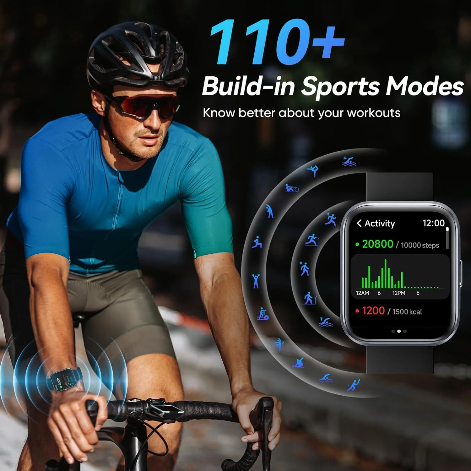 ZZYSMART   ȭ Ʈġ, ID208 PLUS,  ˷, 5ATM, IP68 , ɹڼ