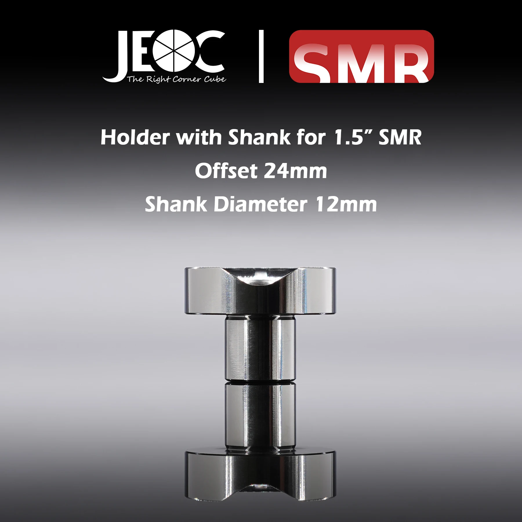 

Магнитный держатель JEOC с шпоном для 1,5" SMR, смещение 24 мм, диаметр шпона 12 мм, посадочное место для шаровой зонда 1,5".
