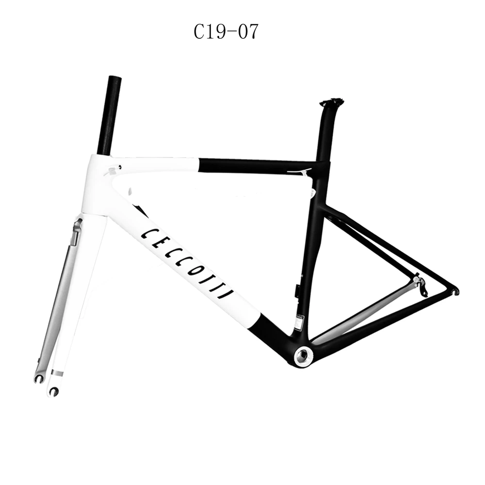 

2023 Carbon Road V/Rim Brake Frame 700C Bottom Bracket BSA/BB30/PF30 Bicycle Frameset AERO T1000 Quick Release Super Light