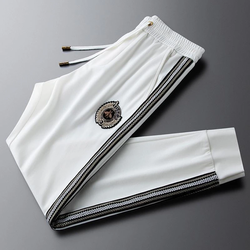 Men Luxury Fashion Sweatpants White Sweatpants Mens High End