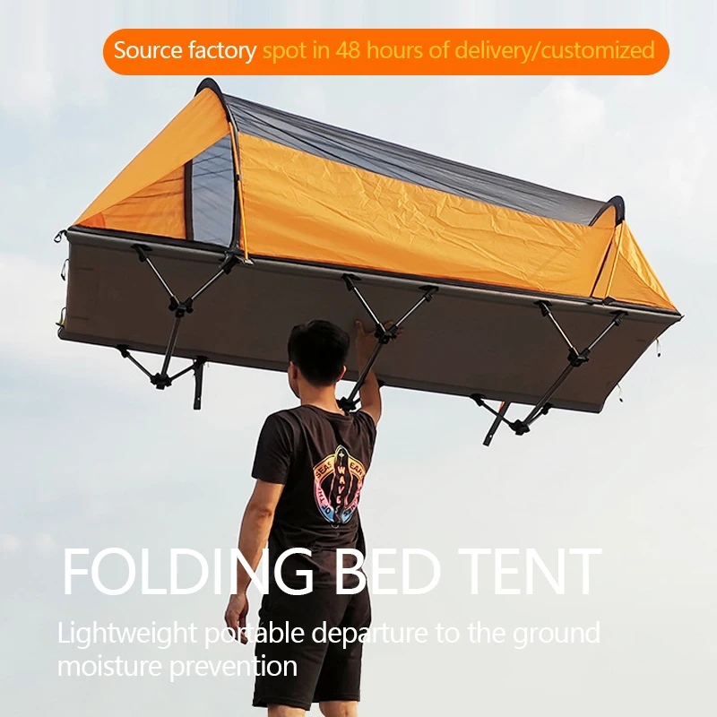 Multifunctional Off-the-Ground Camping Tent with Built-In Bed 2