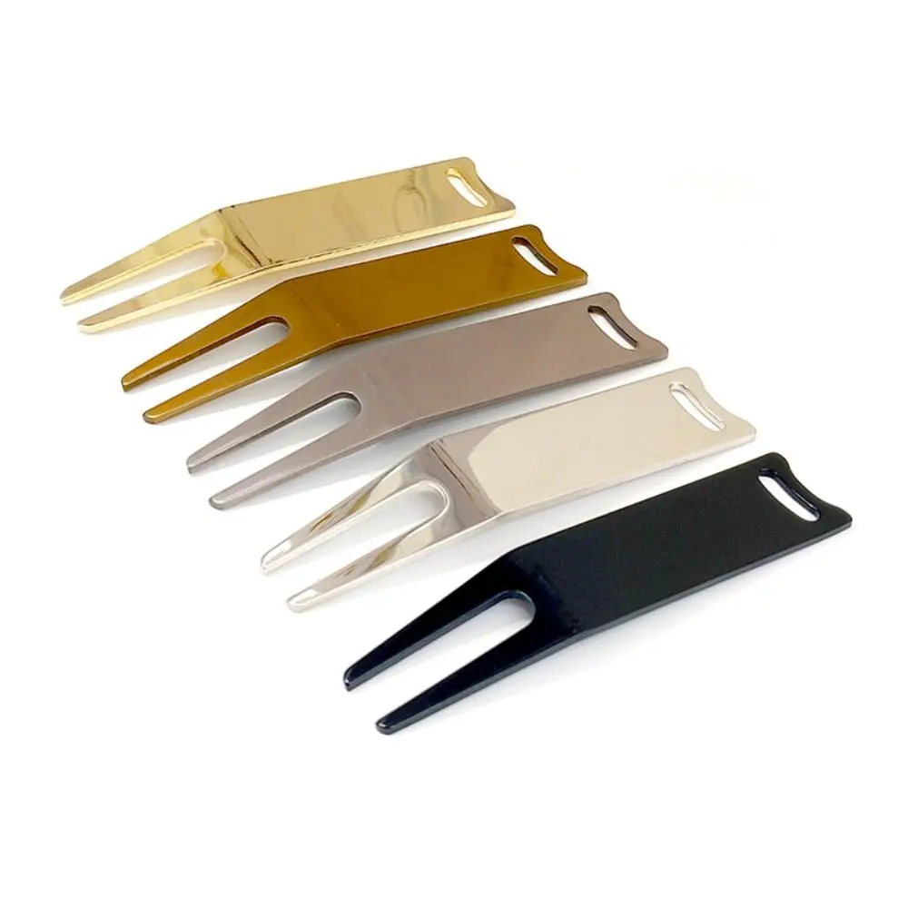

Portable Metal Groove Clean Lawn Maintenance Golf Green Fork Course Grass Maintenance Golf Training Aids Golf Accessories