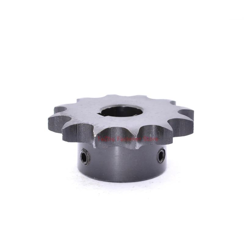 Industrial Drive Sprocket Wheel 1pc 10T-20T 08B 45# Steel Chain Gear 10 11 12 13 14 15 16 17 18 19 20 Teeth Keyway Bore 10-35mm industrial drive sprocket