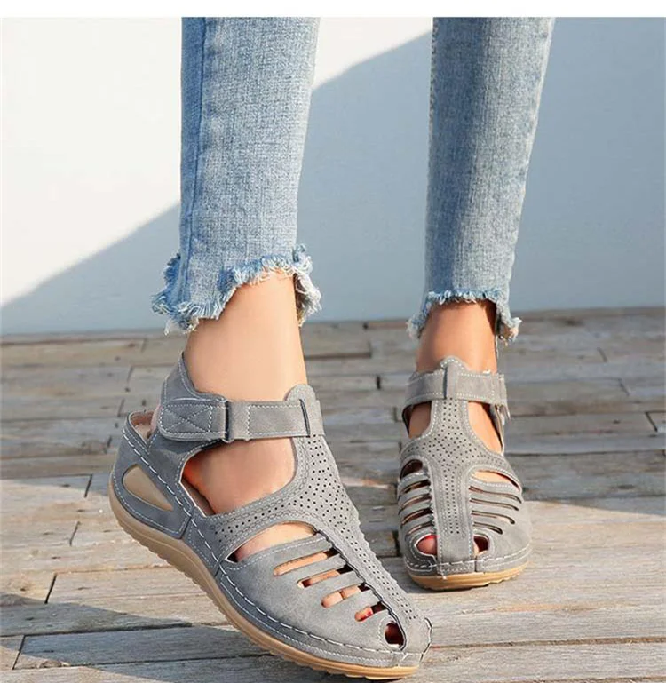 Women Shoes Sandals Premium Mid Heels Platform Shoes Woman Premium Orthopedic Party Plus Size Chaussure Femme