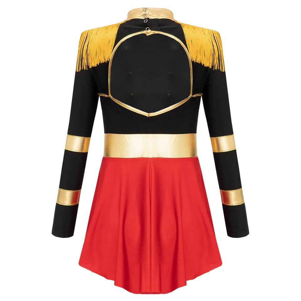 Abito Da Circo Per Bambina | Vestito Carnevale Pagliaccio Con Lustrini | Costume Halloween