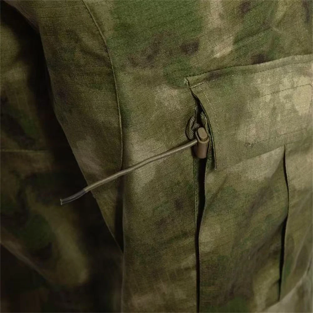 Tactical Tom ACU Green Ruins Color FG Training Tactics Outdoor Combat Hunting Frog Skin Battle Frog Robe Long Sleeve+Pants