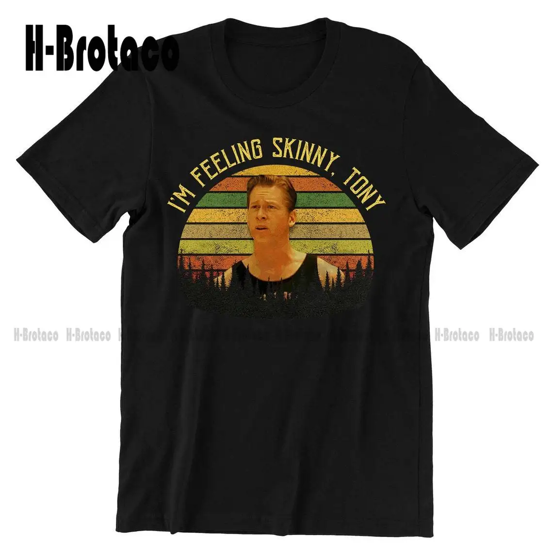

Винтажная облегающая футболка Тома Хэнкс «I'm Feeling», хлопковая футболка унисекс с цитатами для фильмов, простые винтажные повседневные футболки для улицы