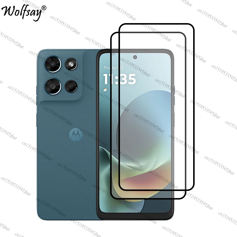 Premium Full Glue Tempered Glass Screen and Camera Protector