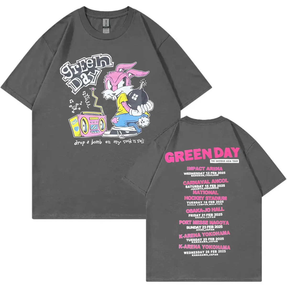 Green Day The Saviors Tour 2025 Graphic T Shirts Men Women