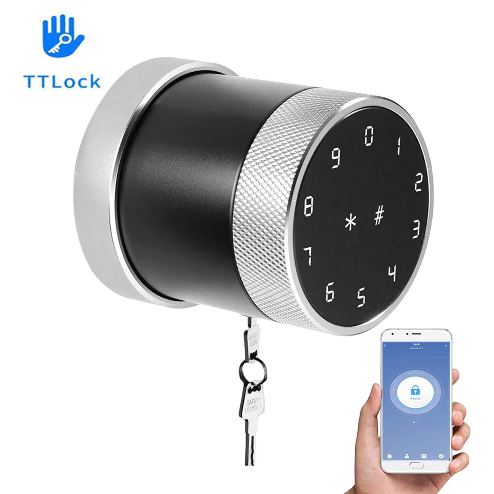 Smart Anti theft Security Door Lock Electronic BT Lock APP TTLock