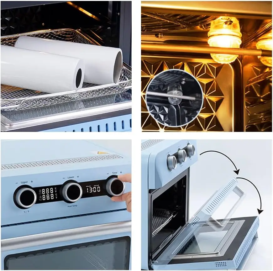 110 V 1600 W Light Blue Convection Oven for Sublimation Blanks Mugs Tumblers Cups Water B 3