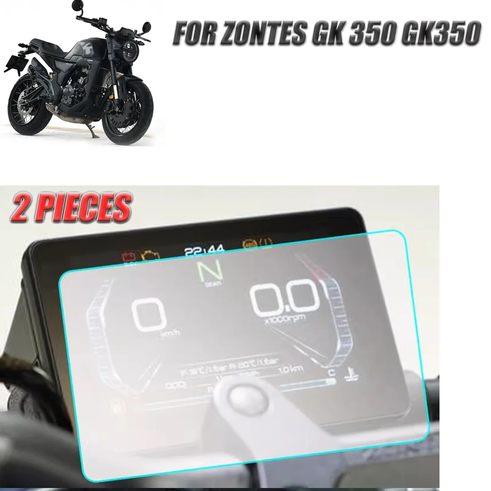 Pro ZONTES GK 350 GK350 motocykl clusteru škrábanec TPU filmovat přístrojová deska obrazovka ochránce anti olej škrábanec bezpečný