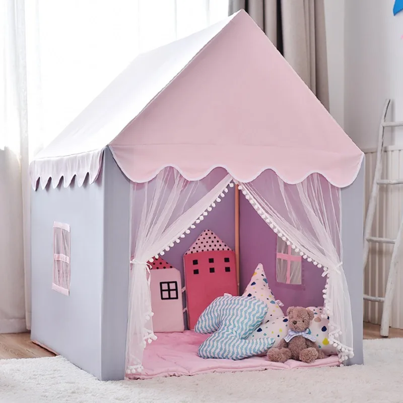 

Children Play Tent for Boy Girl Baby Play House Room Decor Tent Toys Princess Game House Large Castle Tienda De Campaña 텐트