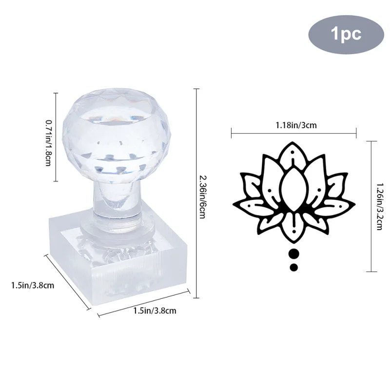 手作りソープスタンプ アクリルソープスタンプ 生命の木 ハンドル付き