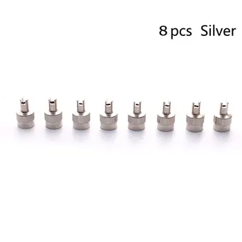 8Pcs 16*8.5มม.เครื่องมือยางหมวก Slotted หัววาล์วหมวก Core Remover เครื่องมือสำหรับรถจักรยานยนต์อัตโนมัติ 8