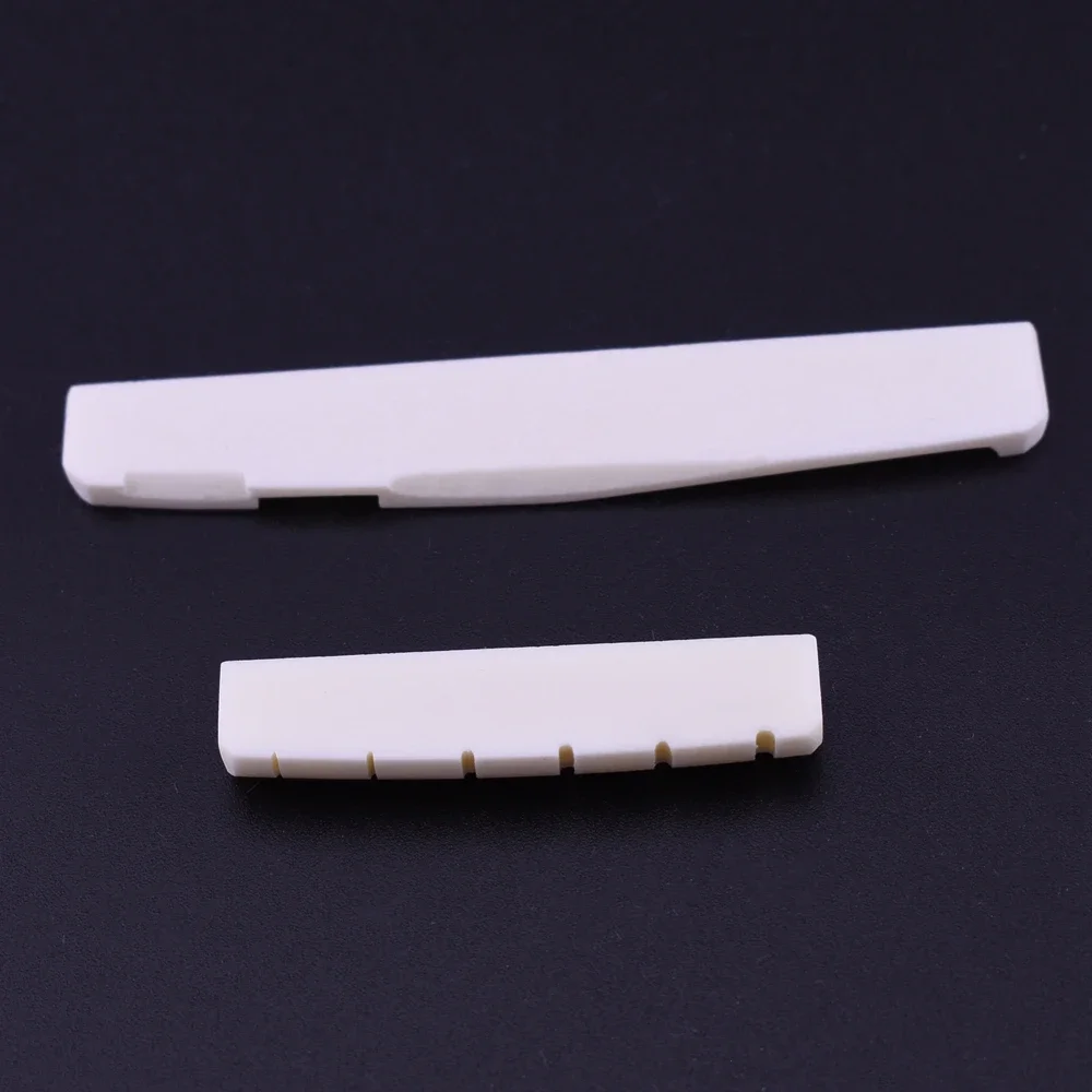Guitar Bone Nut and Bridge Saddle 1pc Made of Real Bone for acoustic/ electric guitar parts and accessories guitar tool